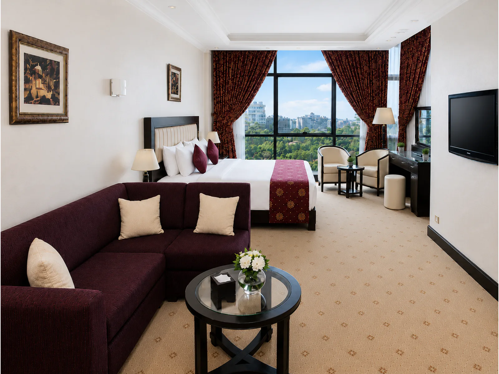 Suite — living area, Aleppo Palace Hotel Aleppo